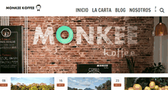 Desktop Screenshot of monkeekoffee.com